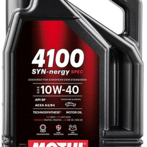 MOTUL 4100 TURBOLIGHT/SYN-NERGY SPEC 10W-40 5L