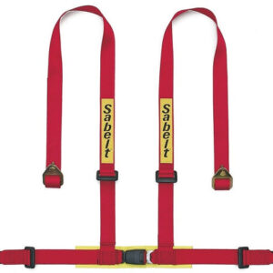 SABELT HARNESS CLUBMAN SALOON 4PNT 2"/2" BOLT-ON RED