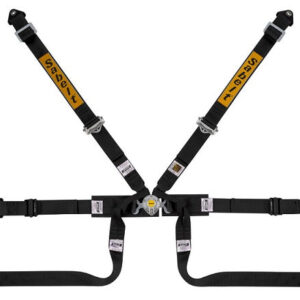 SABELT HARNESS FORMULA ALLOY 6PNT 2"/2" HANS BLACK