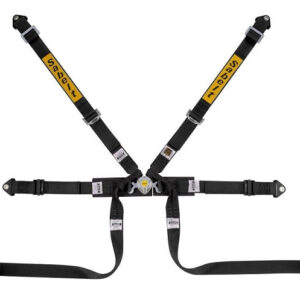 SABELT HARNESS FORMULA STEEL 6PNT 2"/2" HANS BLACK