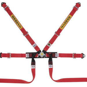 SABELT HARNESS FORMULA STEEL 6PNT 2"/2" HANS RED