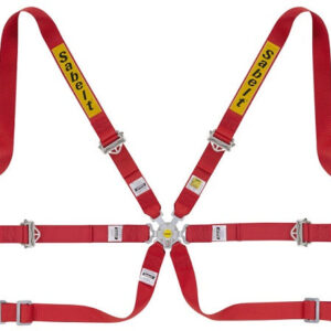SABELT HARNESS SALOON ALLOY 6PNT 2"/2" HANS RED