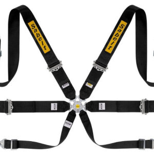 SABELT HARNESS SALOON ALLOY 6PNT 3"/3" BLACK