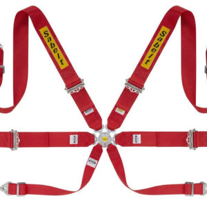 SABELT HARNESS SALOON ALLOY 6PNT 3"/3" RED