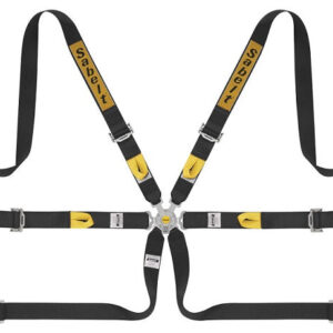 SABELT HARNESS SALOON STEEL 6PNT 2"/2" HANS BLACK