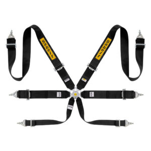 SABELT HARNESS SALOON STEEL 6PNT 3"/3" BLACK