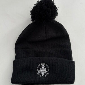 SHELBY POMPOM BEANIE BLACK
