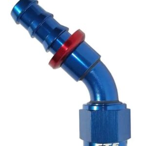 FTF HOSE END SWIVEL PUSH ON 45° AN6